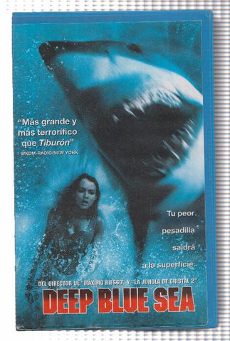 VHS-Cine: DEEP BLUE SEA - Saffron Burrows