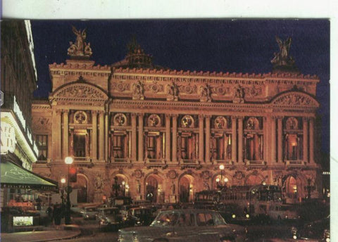 Postal: Paris-La opera