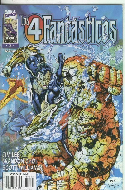 Los 4 Fantasticos Heroes Reborn numero 02