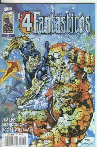 Los 4 Fantasticos Heroes Reborn numero 02