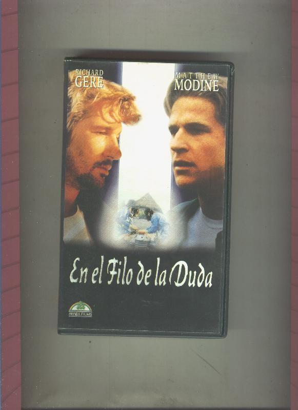 Video VHS: En el filo de la duda (Richard Gere-Matthew Modine)