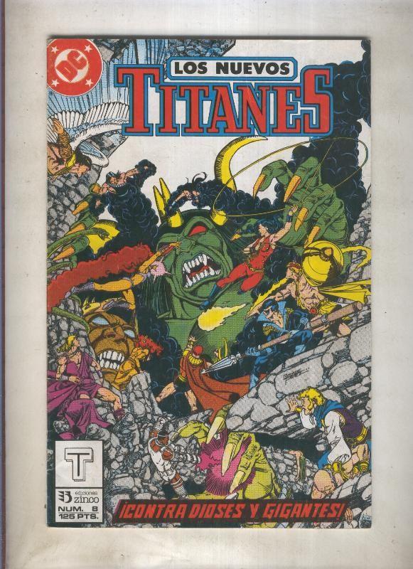 Nuevos Titanes volumen 2 numero 08 (numerado 4 en trasera)