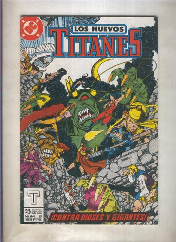Nuevos Titanes volumen 2 numero 08 (numerado 4 en trasera)