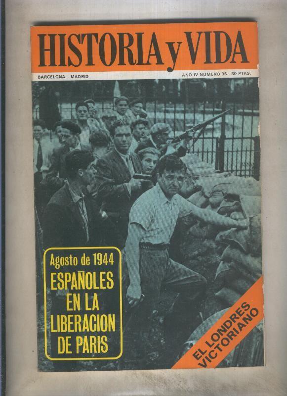 Historia y Vida numero 036 (numerada 2 en trasera(