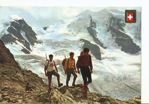 Postal 025562 : Cinco Continentes. Diavolezza (Suiza)