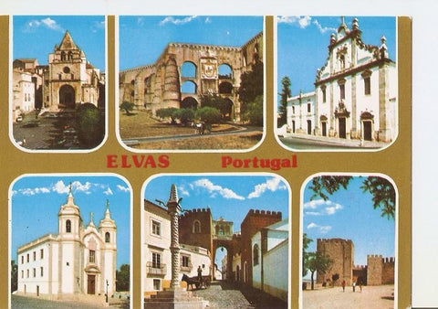 Postal 025580 : Motivos de Interesse Turisticos. Elvas (Portugal)