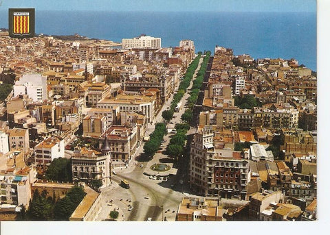 Postal 032179 : Tarragona. Vista parcial y avenida del Generalisimo