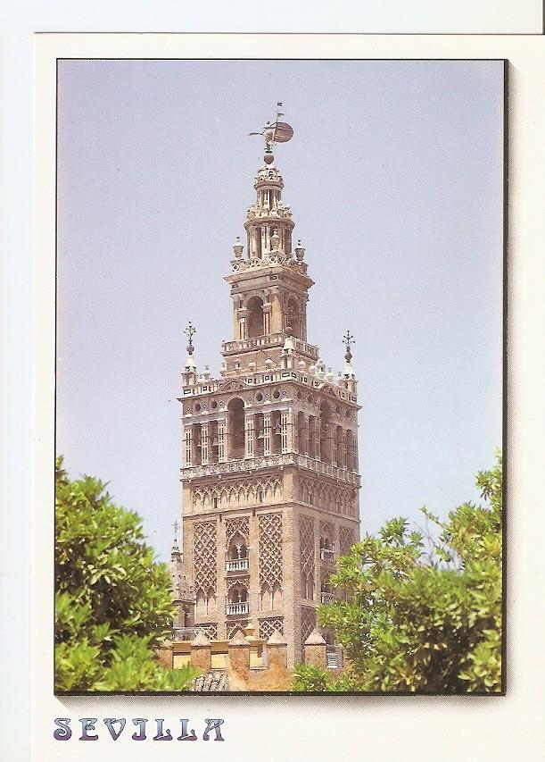 Postal 040144 : Sevilla - La Catedral. Vista de la Giralda
