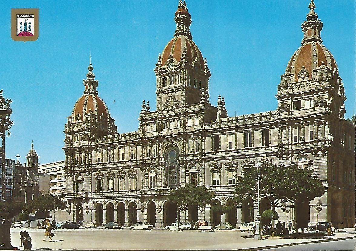 Postal 52376: LA CORUÑA - Palacio Municipal