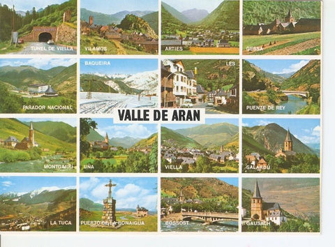 Postal 044718 : Valle de Aran. Pirineos Centrales 