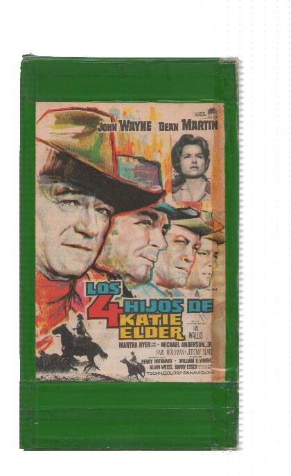 Cine VHS: LOS 4 HIJOS DE KATIE ELDER - John Wayne