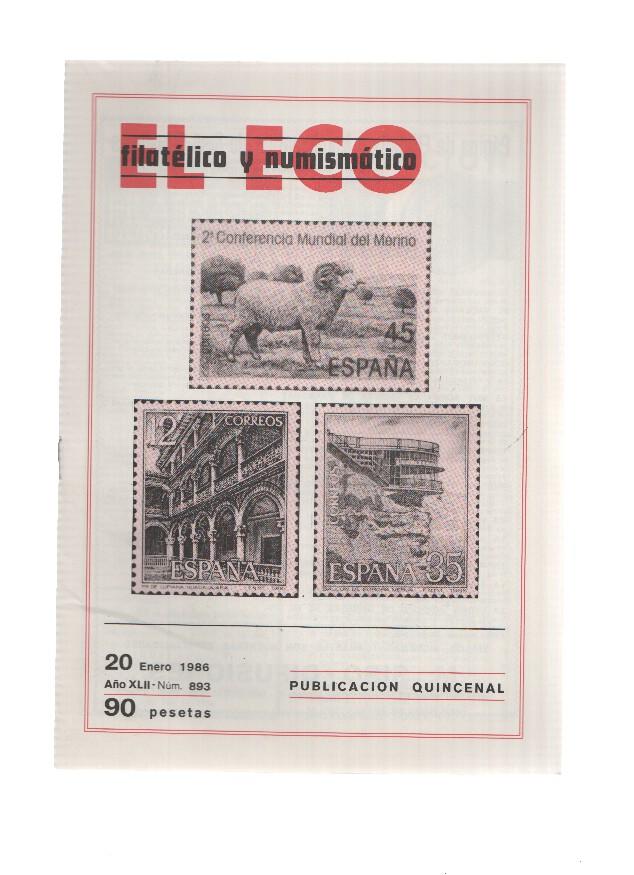 El Eco Filatelico y Numismatico numero 0893: Dialogando con Celso Torrea