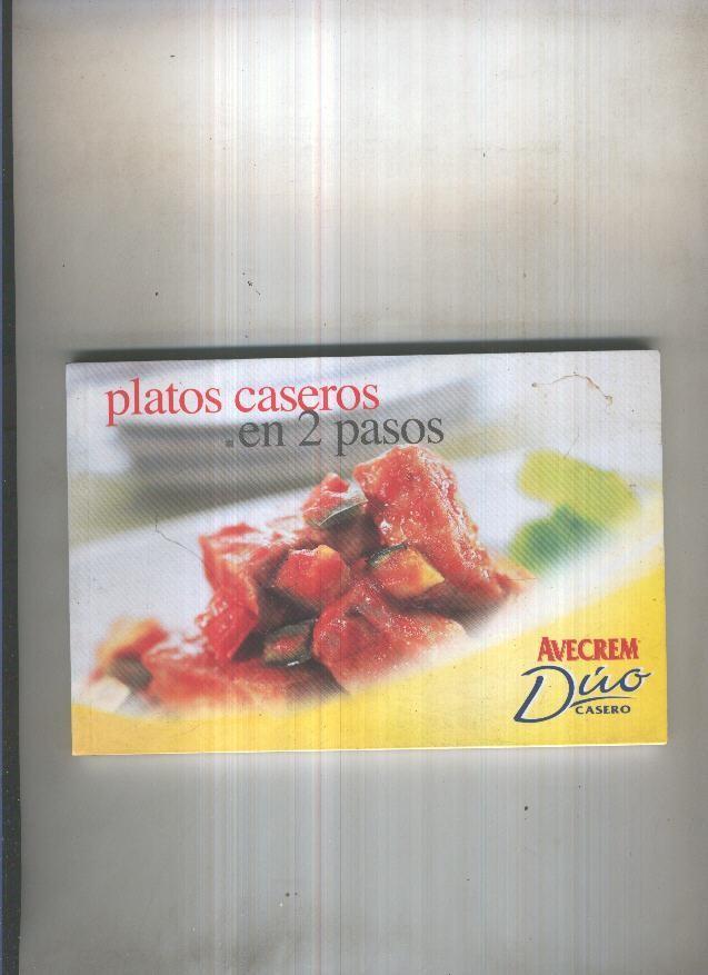Platos caseros en 2 pasos