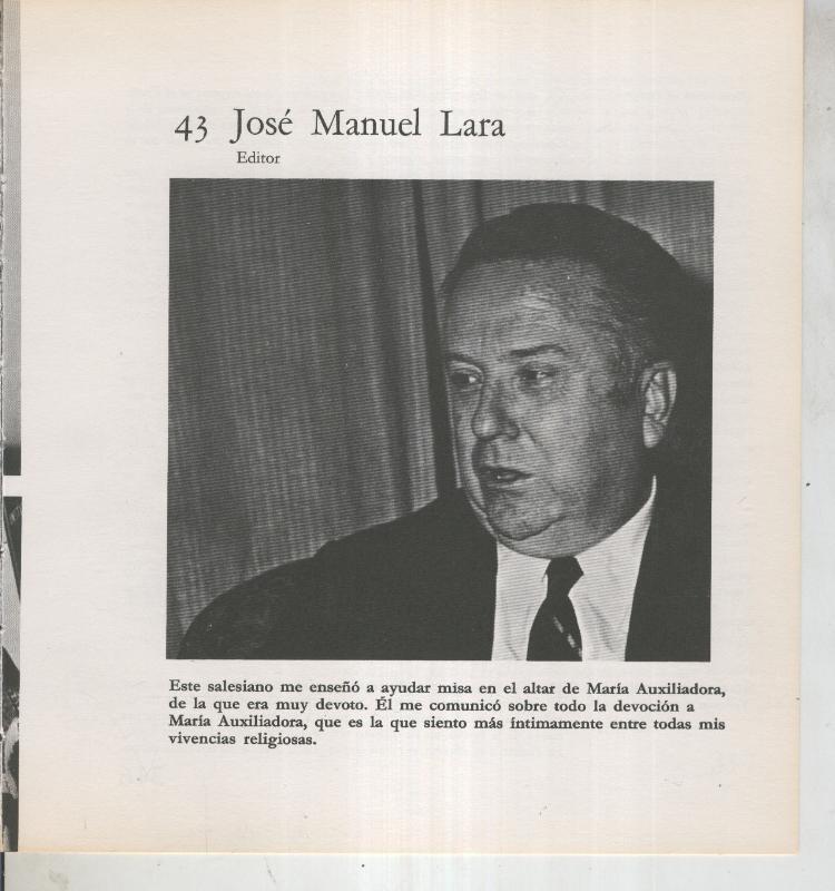Ficha 043: Jose Manuel Lara: Editor