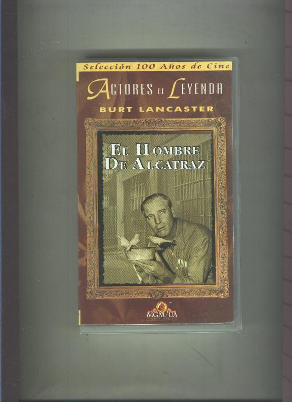 Video VHS: Actores de Leyenda: El hombre de Alcatraz (Burt Lancaster)