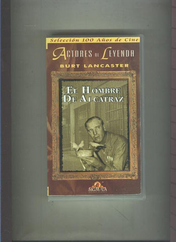 Video VHS: Actores de Leyenda: El hombre de Alcatraz (Burt Lancaster)