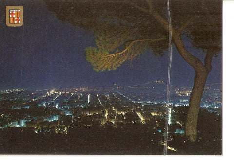 Postal 037942 : Barcelona. Vista general nocturna