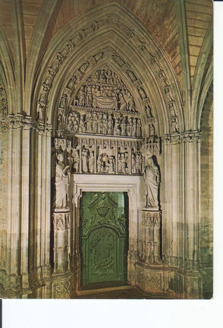 Postal 016892: PAMPLONA - Puerta de la Preciosa de la Catedral de Pamplona