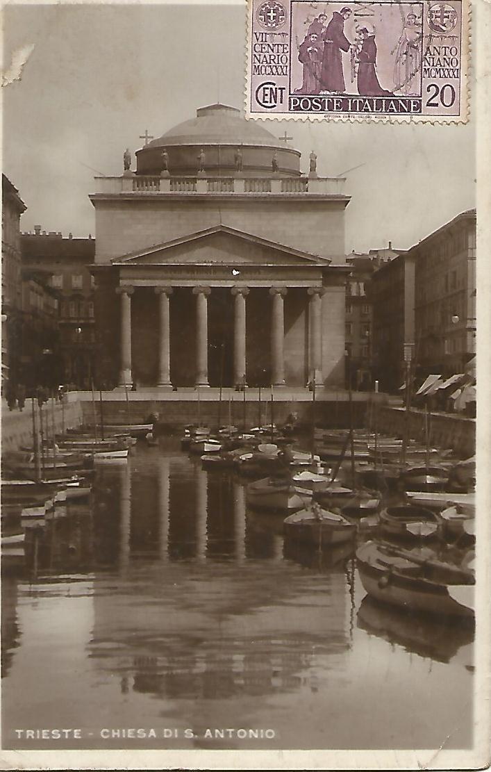 Postal 51693: TRIESTE - Iglesia de San Antonio
