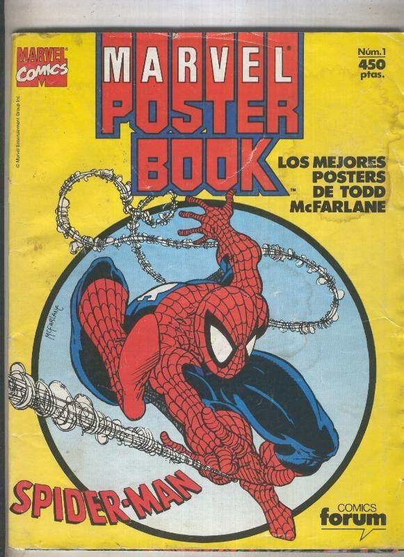 Marvel Poster Book: Spiderman (numerado 4 en trasera)