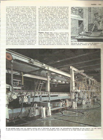 LAMINA MONITOR 0015: FABRICACION DE PAPEL