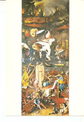 Postal 037612 : El Bosco. El jardin de las delicias. El infierno. Museo del Prado Madrid