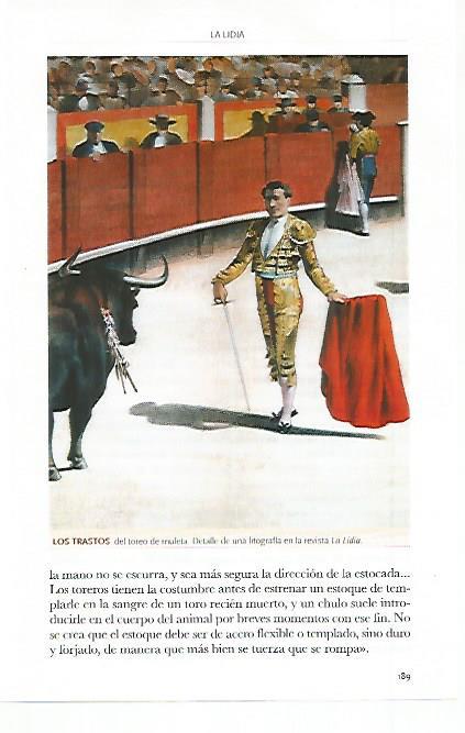 LAMINA COSSIO 50045: Los trastos del toreo de muleta