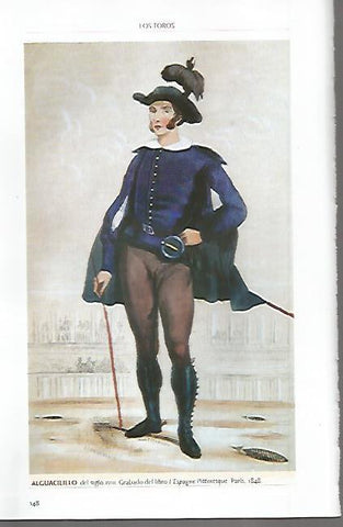 LAMINA COSSIO 50054: Alguacilillo del siglo XVIII