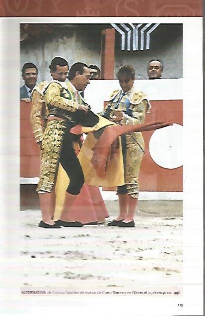 LAMINA COSSIO 50062: Alternativa de Cristina Sanchez de manos de Curro Romero 1996