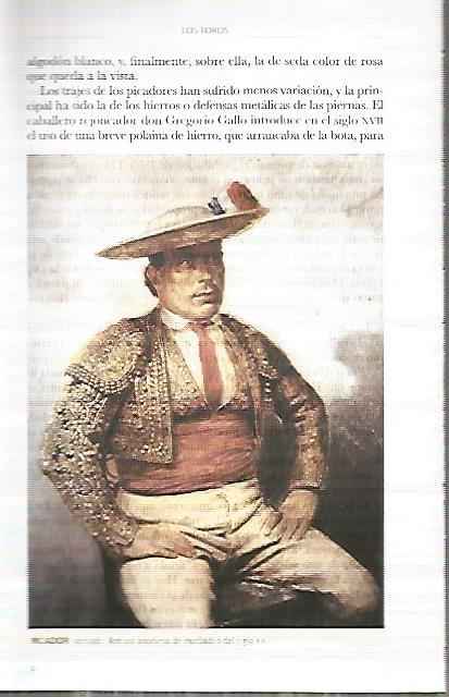 LAMINA COSSIO 50073: Picador sentado