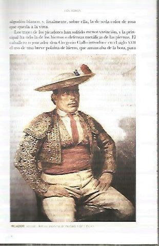LAMINA COSSIO 50073: Picador sentado