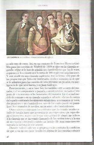 LAMINA COSSIO 50095: La cuadrilla de Costillares