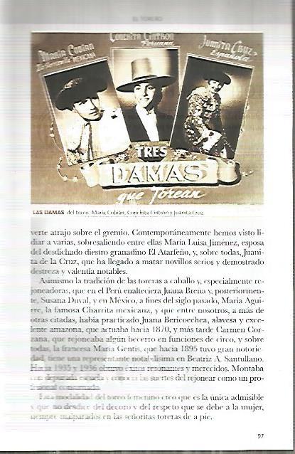 LAMINA COSSIO 50101: Maria Cobian Conchita Cintron y Juanita Cruz