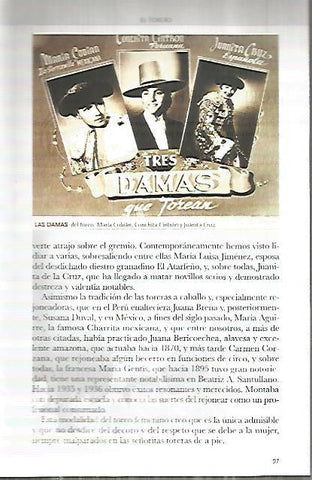 LAMINA COSSIO 50101: Maria Cobian Conchita Cintron y Juanita Cruz