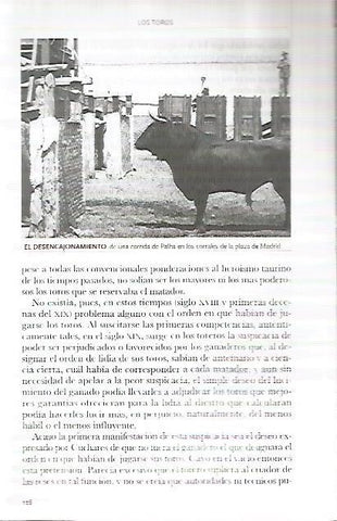 LAMINA COSSIO 50109: Desencajonamiento de Palha en la plaza de Madrid