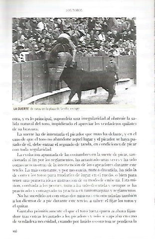 LAMINA COSSIO 50115: Suerte de varas en Sevilla en 1951