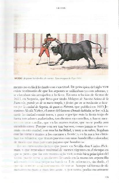 LAMINA COSSIO 50122: Banderillas al cuarteo