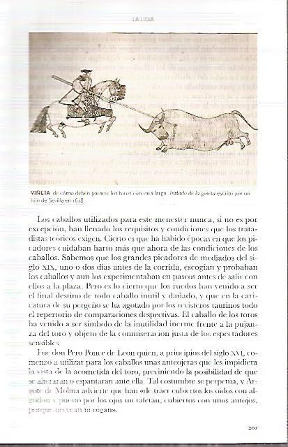 LAMINA COSSIO 50129: Parar los toros con vara larga 1678