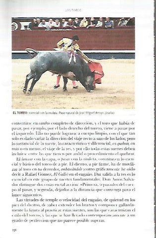 LAMINA COSSIO 50145: Pasee natural de J. M. Arroyo Joselito
