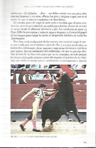 LAMINA COSSIO 50147: El Juli en un pase de pecho