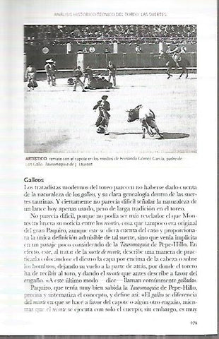 LAMINA COSSIO 50155: Remate con el capote de Fernando Gomez Garcia padre de los Gallo