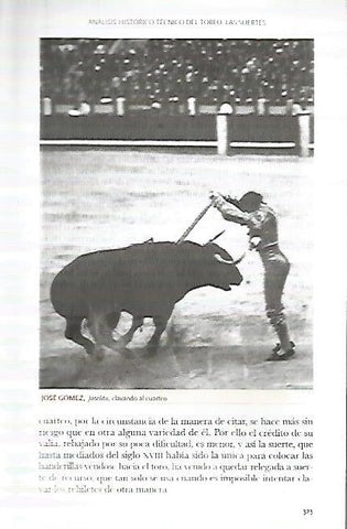 LAMINA COSSIO 50171: Joselito clavando al cuarteo