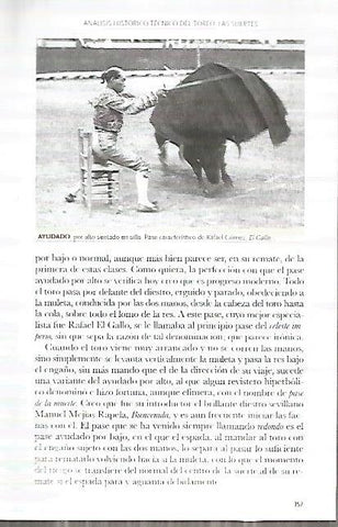 LAMINA COSSIO 50181: Ayudado por alto sentado en silla por El Gallo