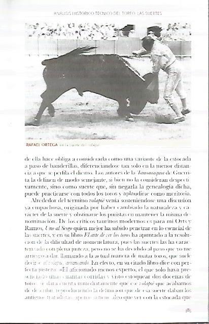 LAMINA COSSIO 50191: Rafael Ortega en la suerte del volapie