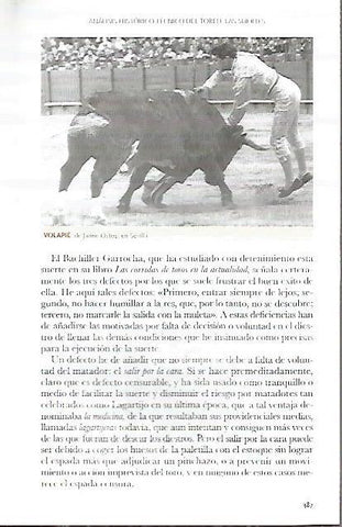 LAMINA COSSIO 50192: Volapie de Jaime Ostos en Sevilla