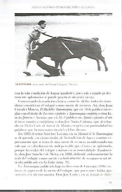 LAMINA COSSIO 50193: Estocada arracando por Manolete