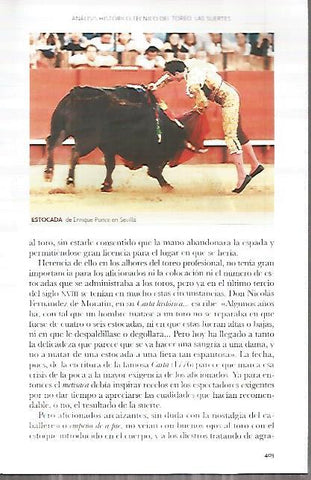 LAMINA COSSIO 50198: Estocada de Enrique Ponce en Sevilla