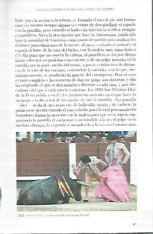 LAMINA COSSIO 50201: Jose Antonio Maqueda apuntillando