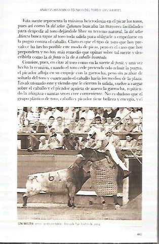 LAMINA COSSIO 50206: Un miura en la Feria de San Isidro de 2004