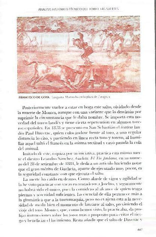 LAMINA COSSIO 50211: Sanguina por Francisco de Goya